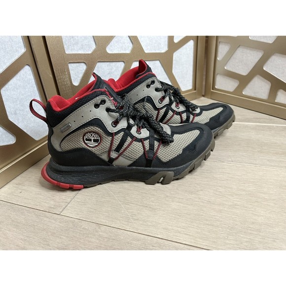 Timberland MEN GARRISON TRAIL HIKER Boot 8.5 leather gray shoes - Picture 1 of 13